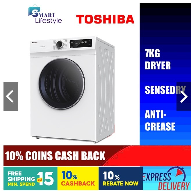 Toshiba Sense Dry Tumble Dryer TD-H80SEM/Condensor Dryer K90MEM H80SEM / CD819 (8KG)
